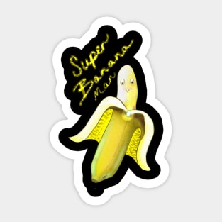 Super Banana Man Sticker